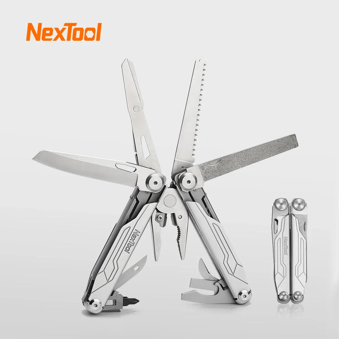 

NexTool Captain Edc Pocket Multitool Pliers Survival Knife Folding 19 In 1 Tools Camping Knife Saw Wood Hand Scissors Multi-Tool