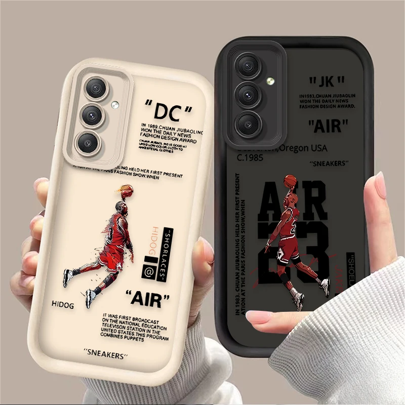 Basketball Star Sports Phone Case for Samsung Galaxy A55 A35 A25 A15 A05 A05S 5G A24 A13 A23 A12 A22 A32 A52 A52S A71 A72 A51 4G