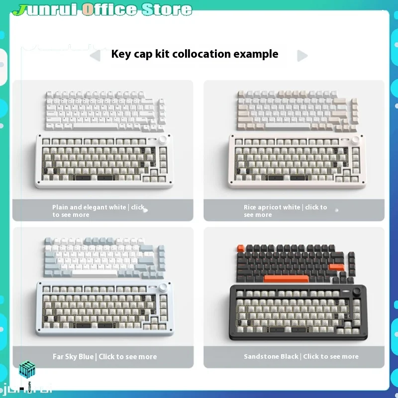 Iqunix Keycap Small Full Set Pbt Two-Color Theme Customized Customized Office E-Sports Gaming Keyboard Mechanical Keycap