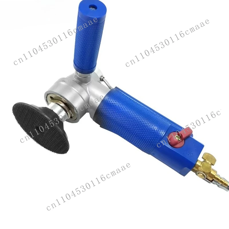 Hot-selling 3-inch pneumatic wet sander polisher pneumatic water angle grinder for granite, concrete, and marble cutting