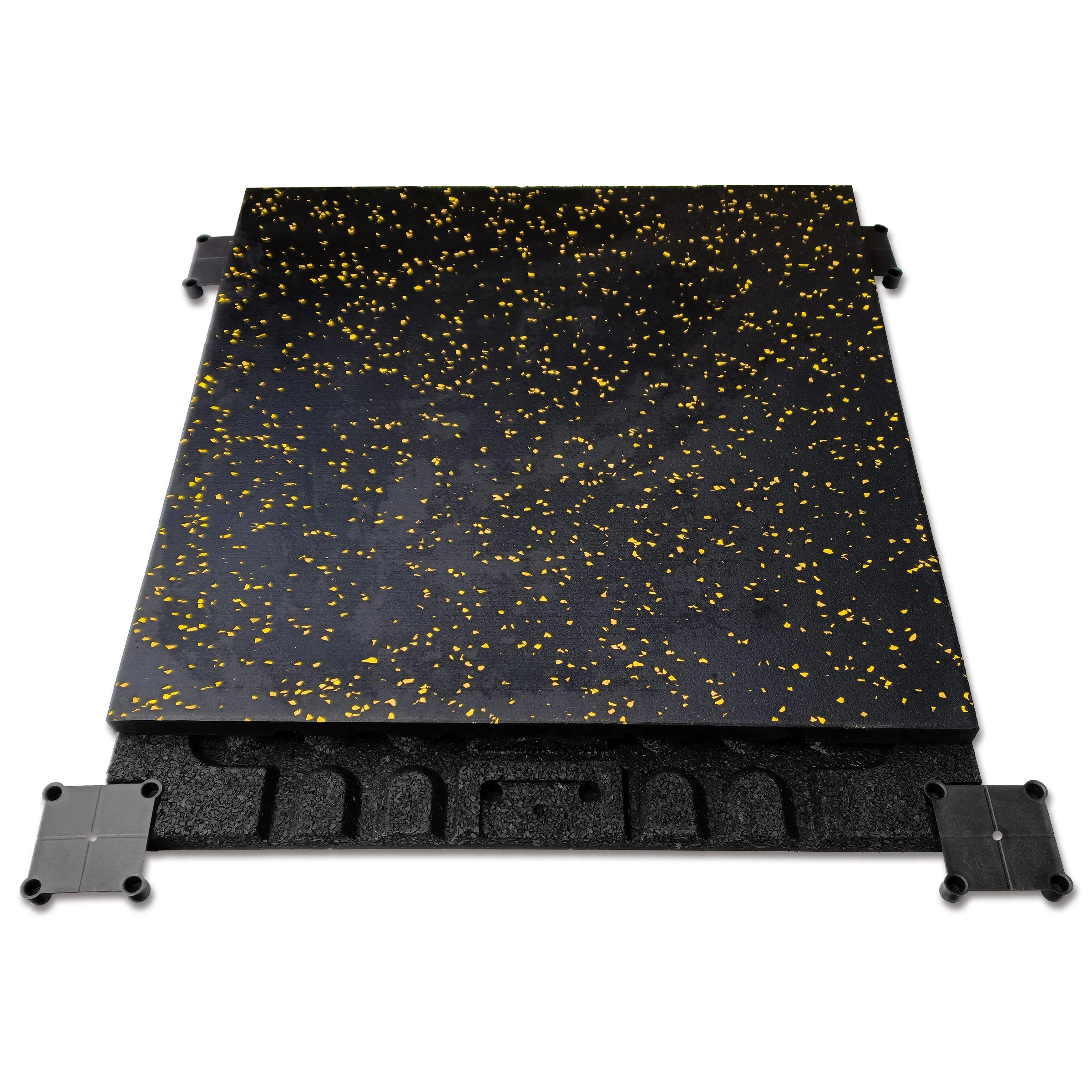 Premium Rubber Gym Floor Mat Non-Slip Shock Absorbing Fitness Equipment Mat for Home Gym