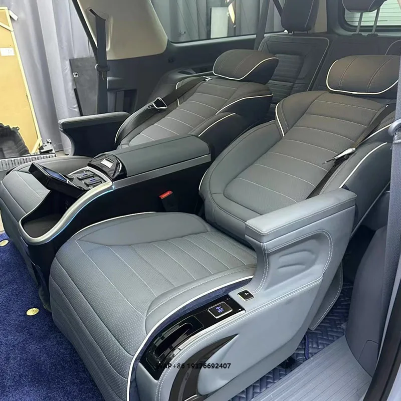 2025 Luxury Vip Suv Accessories Comfort and Style Back Car Seat & Leather Car Refrigerator