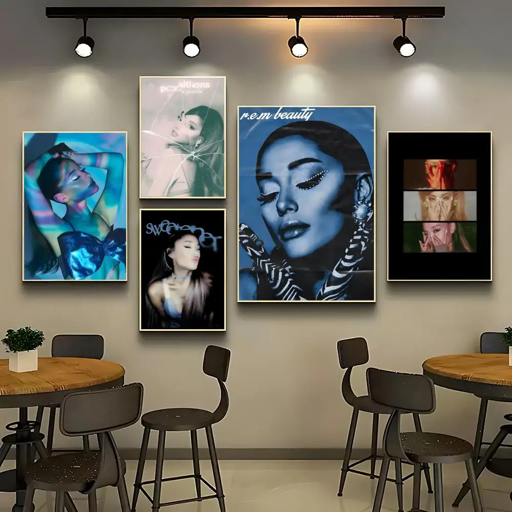 Singer Ariana Grande Poster Posters Anime Room Decor Decoration Movie Backpack Wall Interior Music Wall Art