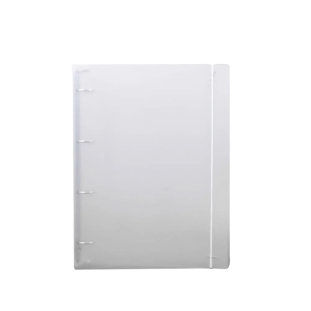 

Matte Finish A5 Pp File Folder Stainless Steel Clip Expandable Binder For Office School Use Loose Leaf Organizer Folder