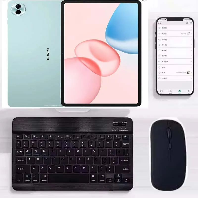 with Bluetooth Keyboard Mouse for Honor Pad X9a 10 9 8 Pro Tablet GT MagicPad 2 13 X7 78Key 10inch Rechargable Wireless Keyboard