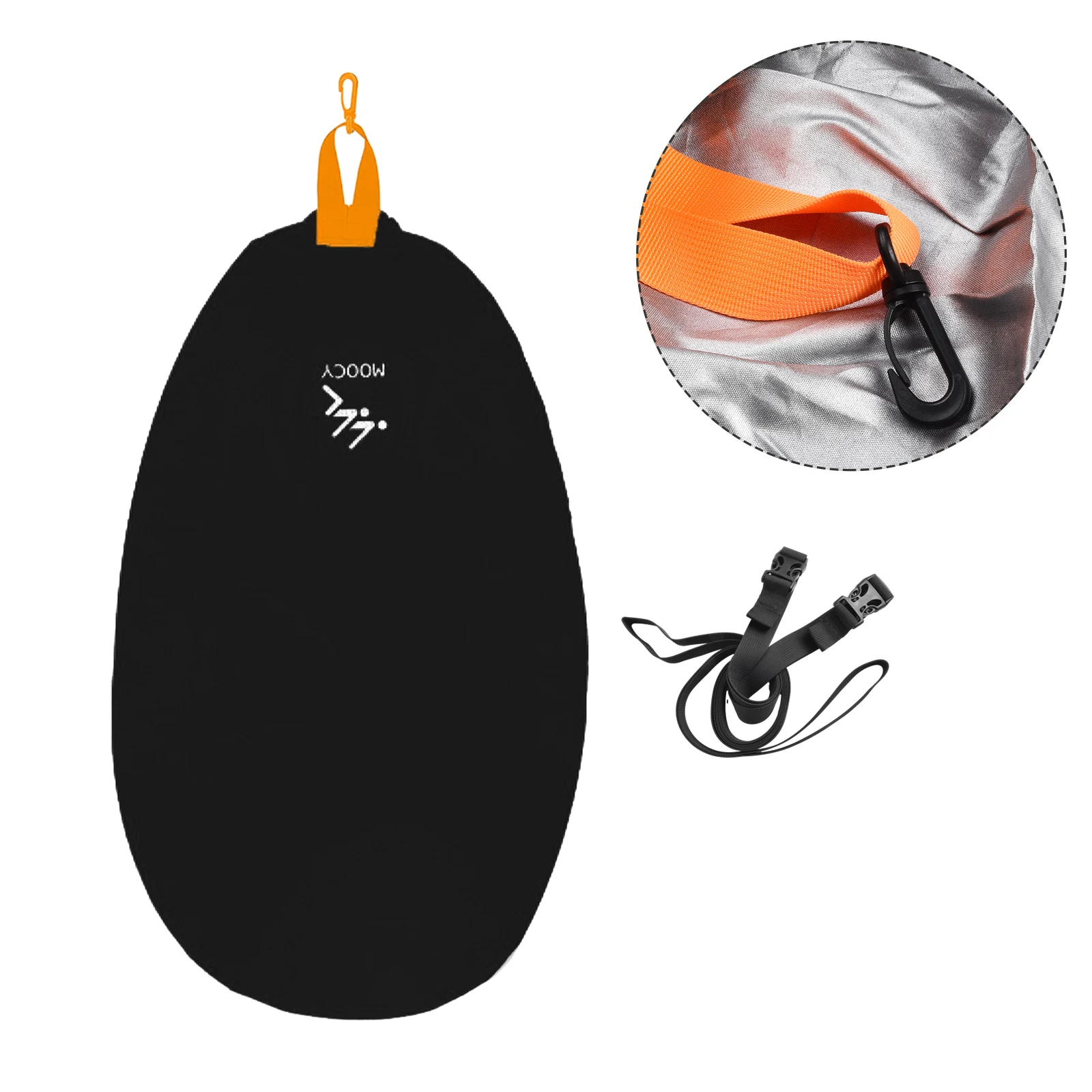 for kayak Cockpit Seal Cover Waterproof Cockpit Protector With 2 Strap M/L/XL/2XL for kayak Canopy UV50+ Barrier Properties