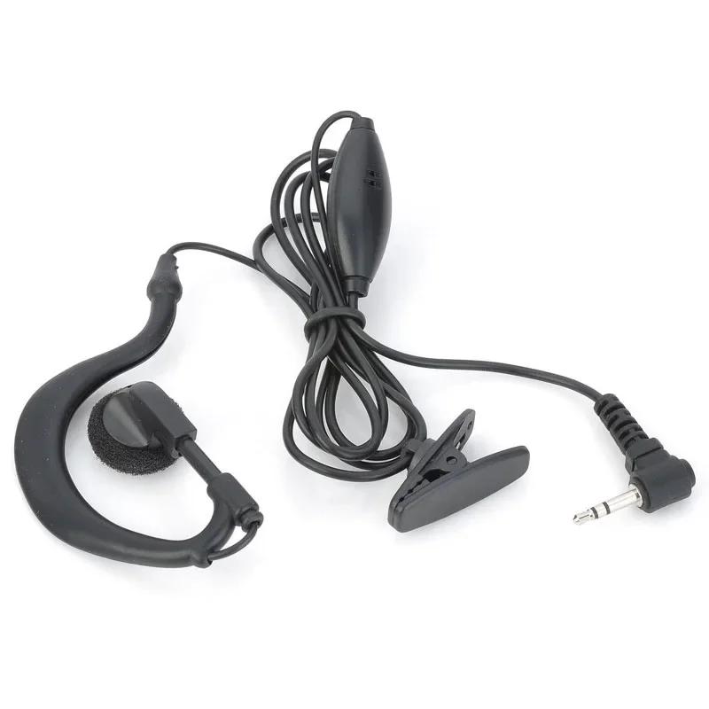 10 قطعة G شكل 1-Pin 2.5 مللي متر سماعة أذن لموتورولا Talkabout TLKR T80 T60 T6500 T5720 EM1000 MR350R PMR446 اتجاهين راديو