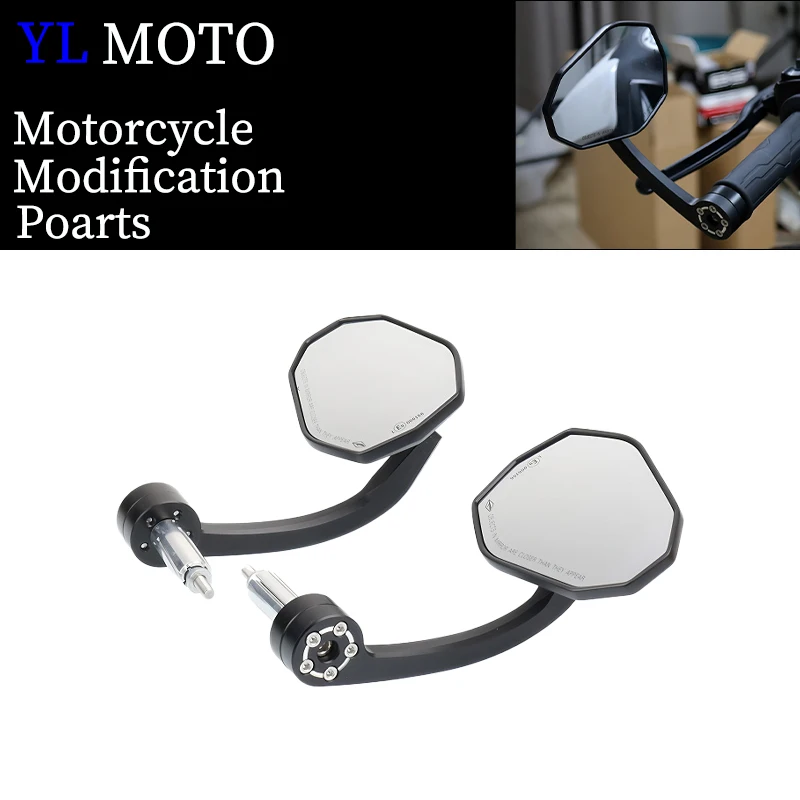 For BMW S1000R M1000R F900R F900XR G310R Handle Bar End Mirror Aluminum E9 Eertified Rotatable Motorcycle Rear View Side Parts