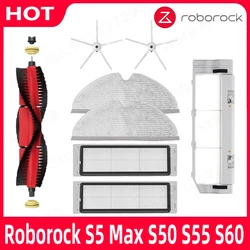 Nowość dla Xiaomi 1 S Roborock S5 S5 MAX S6 S6MAX S55 S51 S55 MAX odłączana szczotka główna boczna szczotka do mycia części filtra