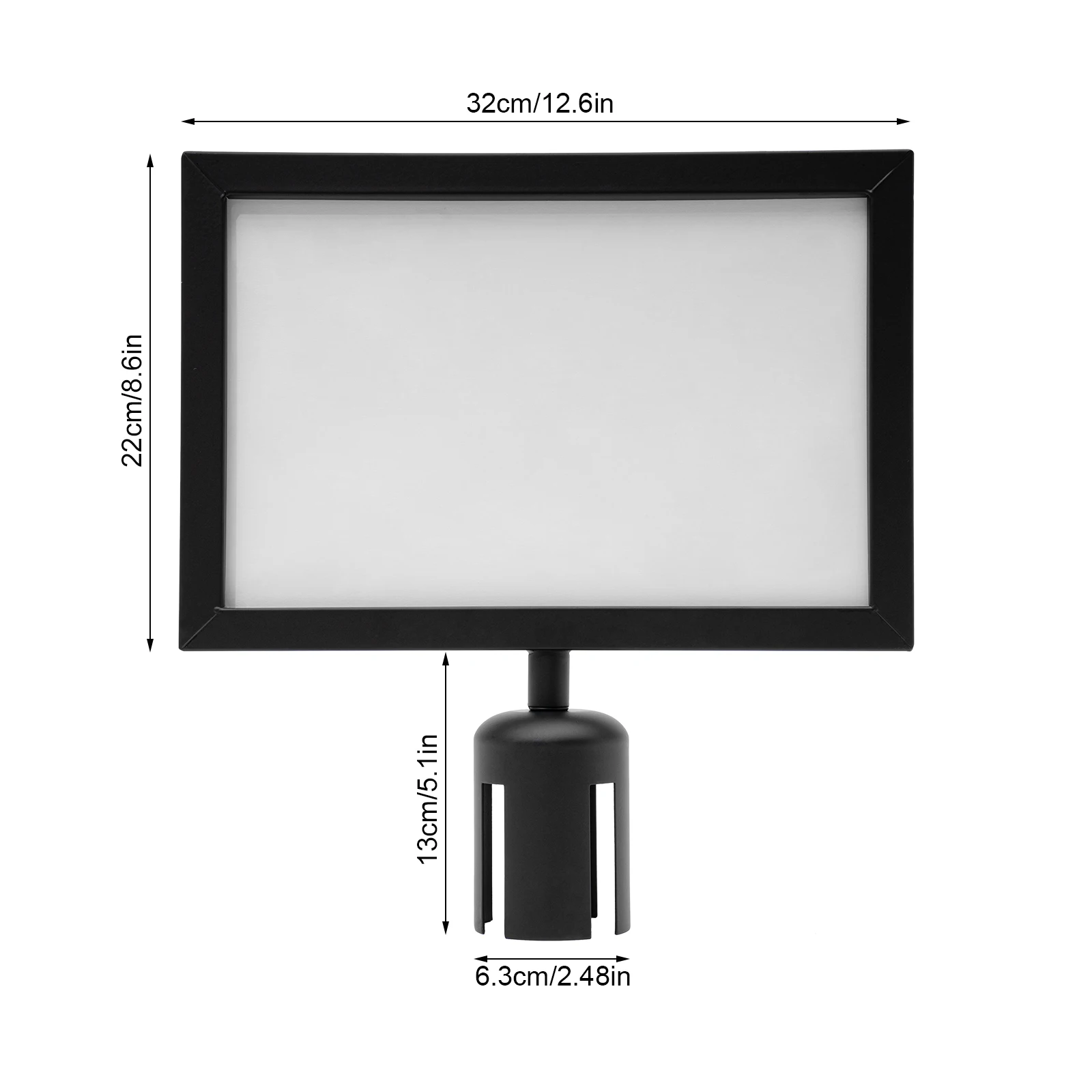 4 pezzi di coperture trasparenti a doppia faccia, supporti per cartelli di design, adatti alle direzioni, istruzioni, mappe, menus, avvisi o saldo