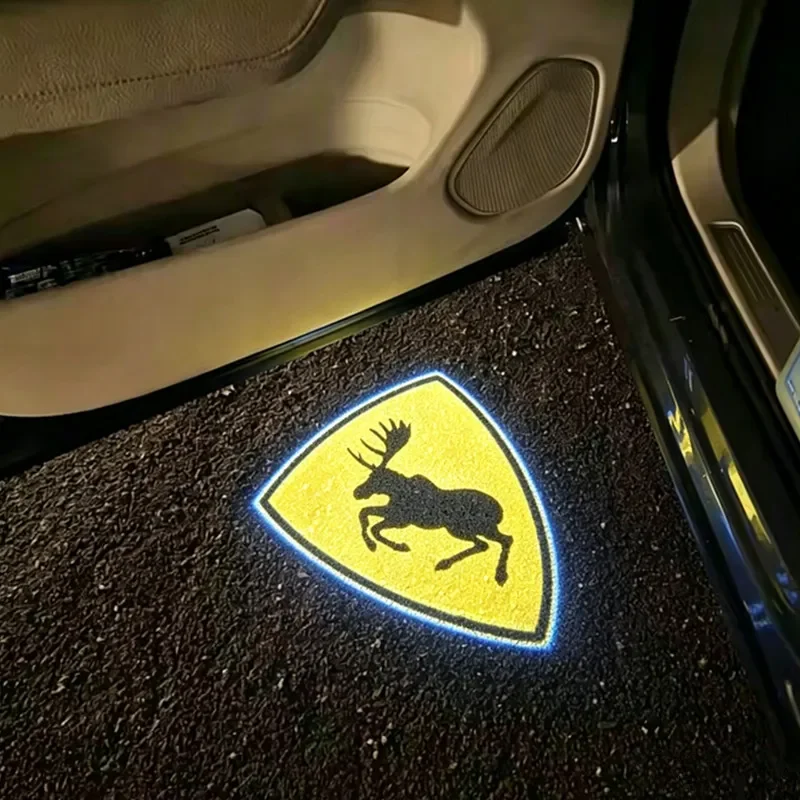 For VOLVO V40 2013 2014 2015 2016- 2022 V60 S80 S60 XC60 XC90 Rdesign LED Car Door Welcome Lamp Logo Projector Light Accessories