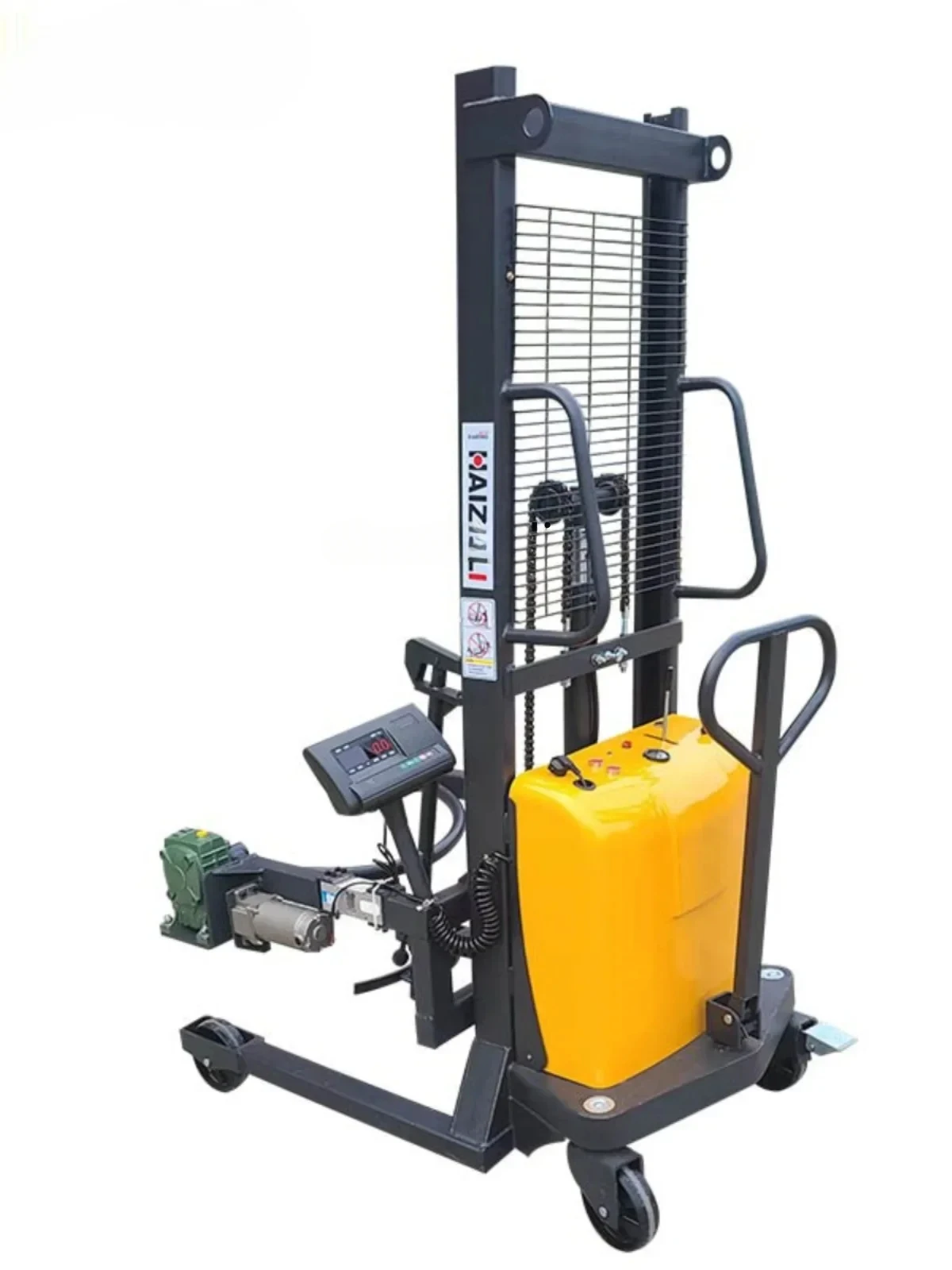 

A44 Manual Hydraulic Oil Drum Truck Electric Olecranon Tilting Stacker Automatic Dump Truck Flip Forklift