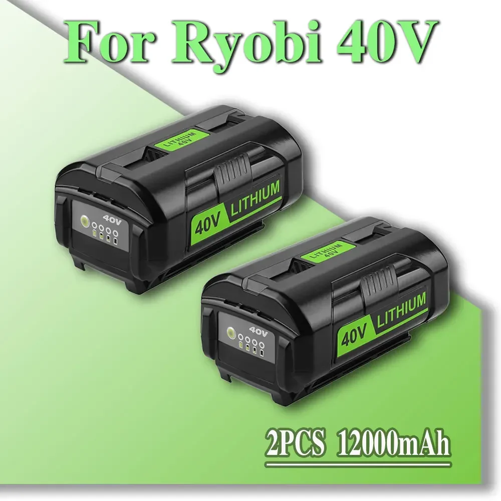 lithium battery 40V 6.0Ah-9.0Ah-12.0Ah OP4040 OP4026 OP4030 OP4050 OP4060A OP40201 OP40301 for Ryobi series wireless power tools