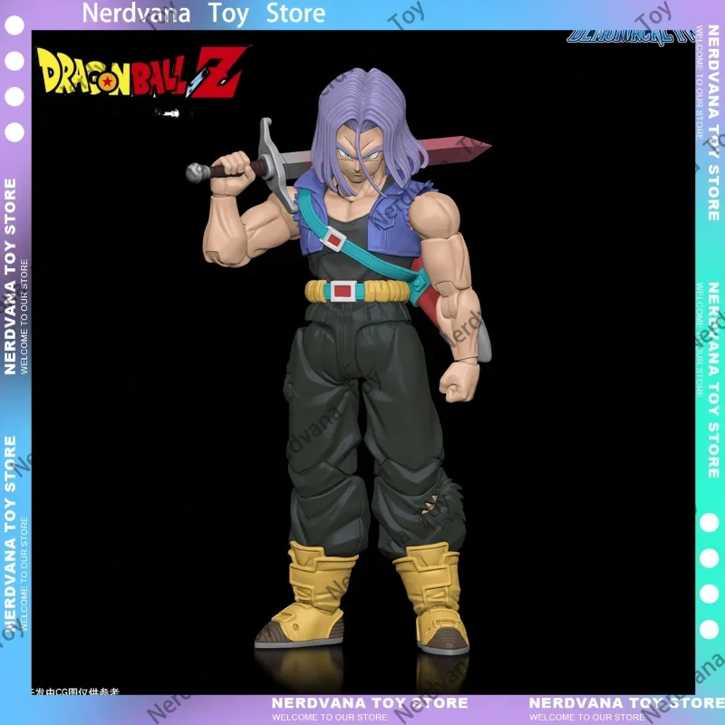 

2025 NEW Dragon Ball Z Son of Tomorrow Tranks Standing Position Action Figures Gk Statue KONG Collectible Model Gifts Custom