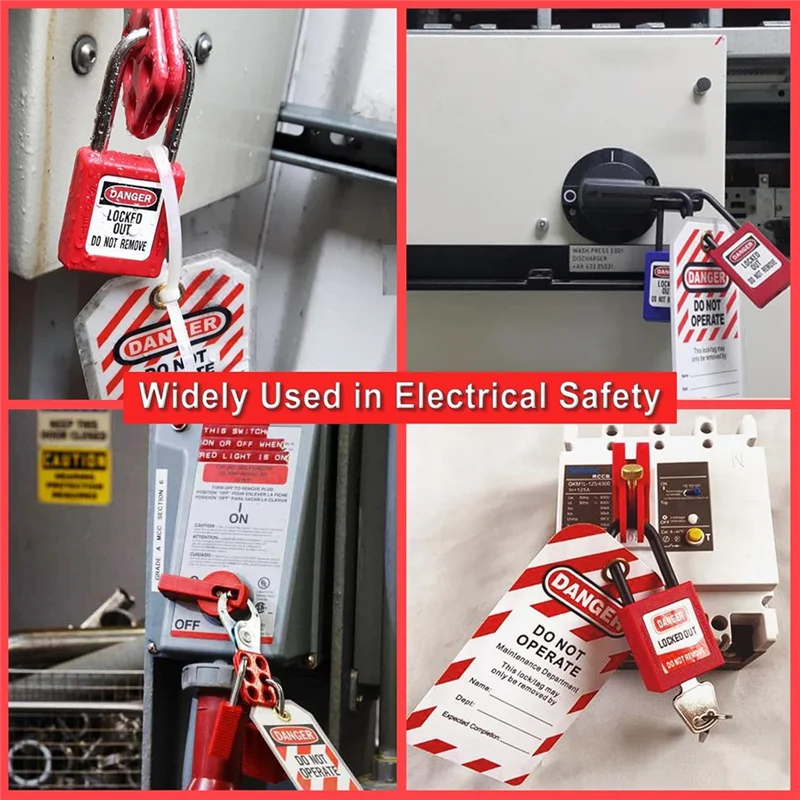 

-A25M 35Pc Lotokit,Portable Lockout Tagout Electrical Kit For Industrial Lockout Devices, Professional Padlock Kit