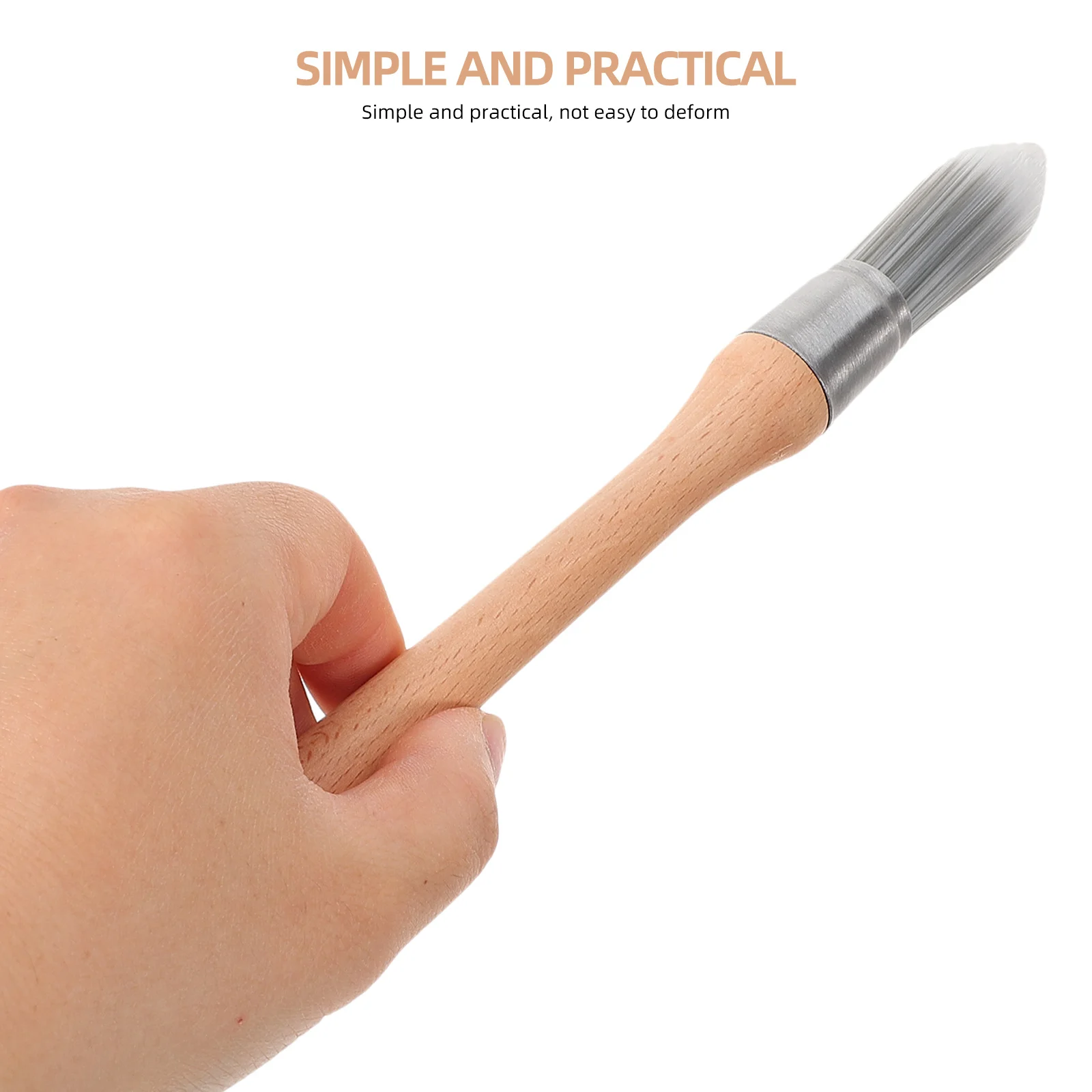 

Paint Brush Brushes for Fabric Painting Walls Stainless Steel Oil Furniture Deck Detail