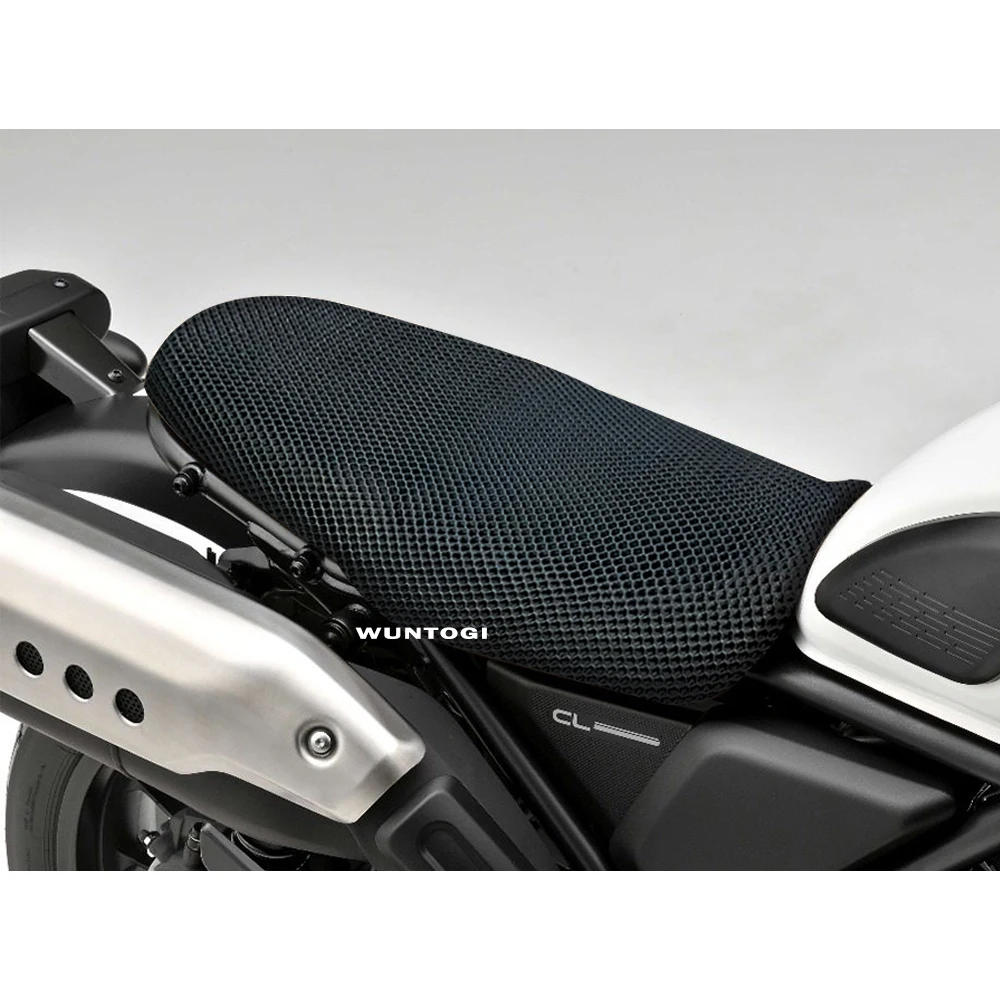 2023 CL500 Accessories Motorcycle Seat Cover For Honda CL 500 SCL500 Seat Protect Cushion 3D Airflow Seat Cover CL 500 Parts