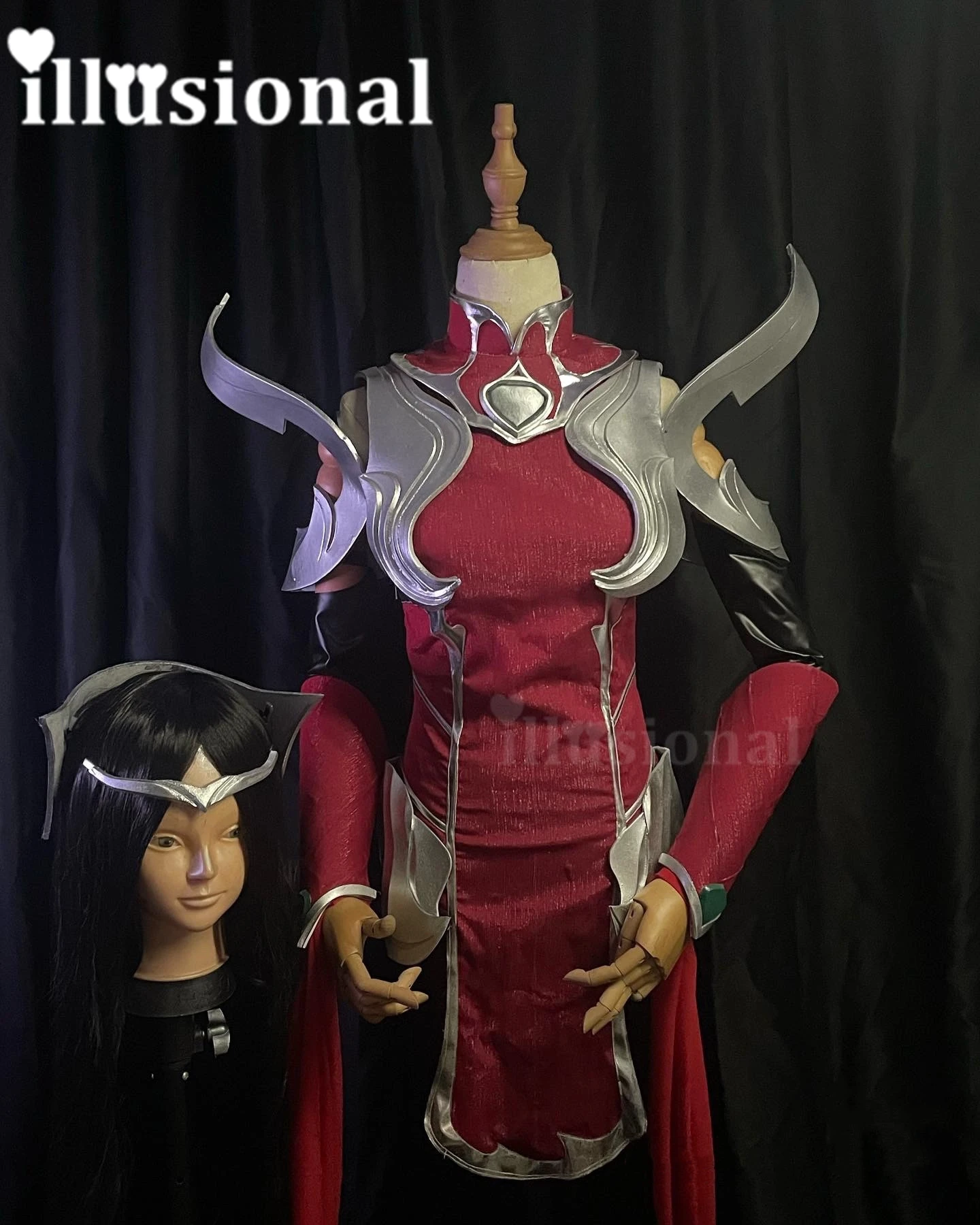 

illusional Custom size made Irelia from LOL irelia Cosplay Costume Original skin Game Dress female full set