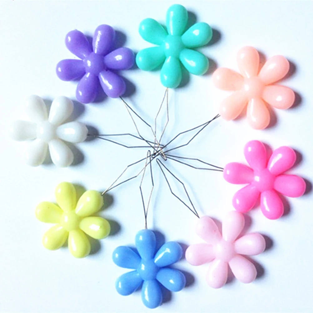 20Pcs Needle Threaders Flower Design Easy Threading Tool for Hand Machine Needles DIY Sewing Crafts Thread Maker Wire Loop