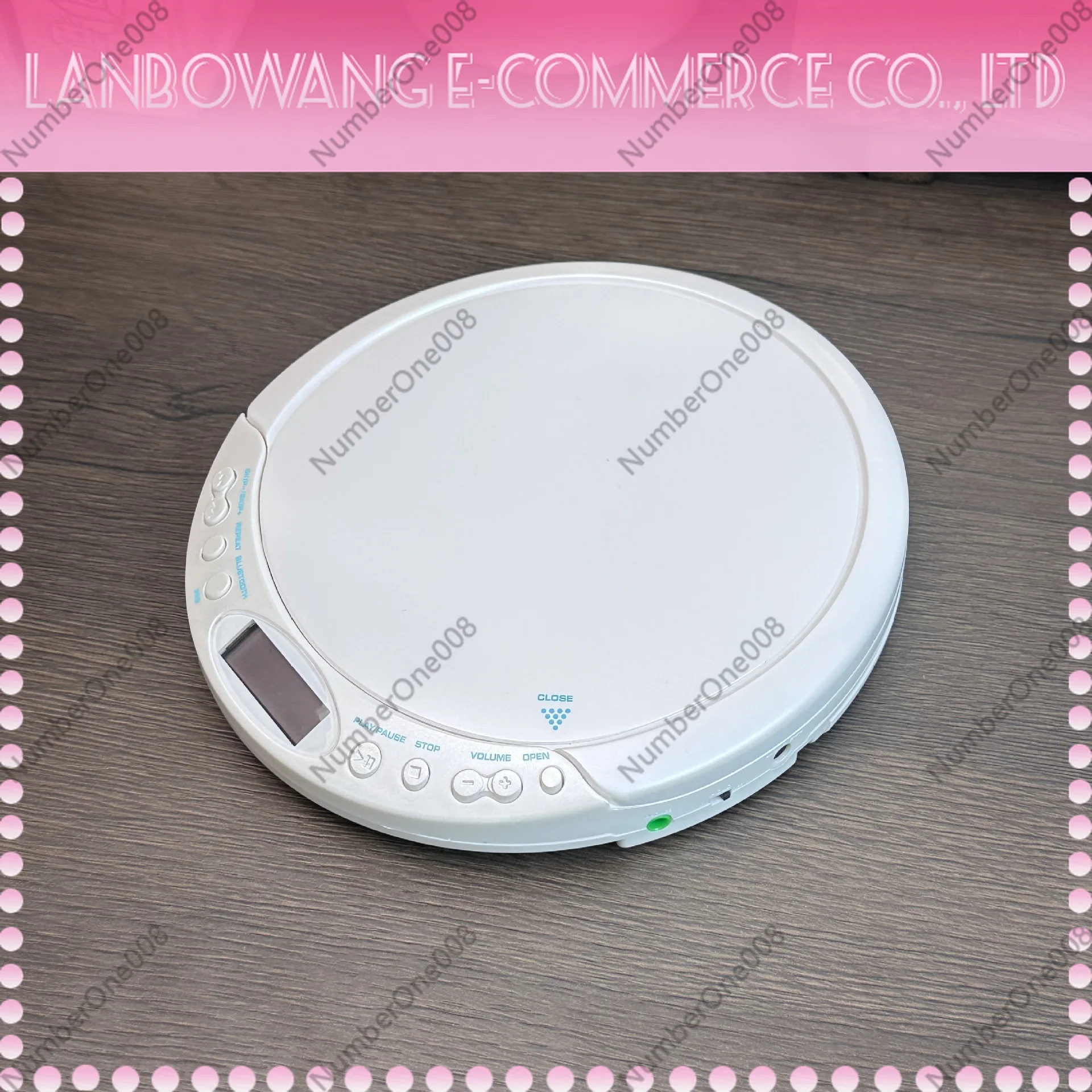 Portable CD Player Personal Compact Disc Player Rechargeable CD Walkman with Anti-Skip Protection USB MP3 Music Player
