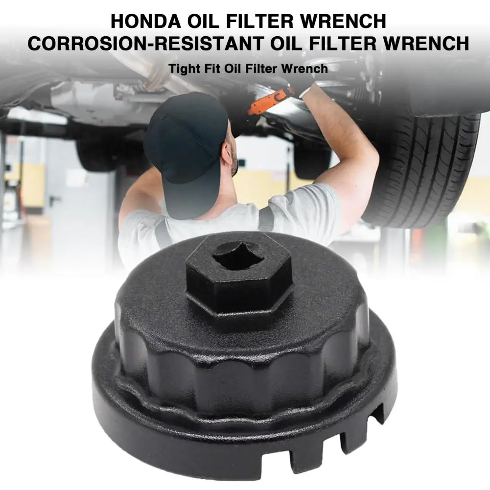 Oil Filter Wrench 64mm Heavy Duty 2 5L To 5 7L Engine Oil Filter Wrench Cartridge Oil Filter Housing Wrench for Camry