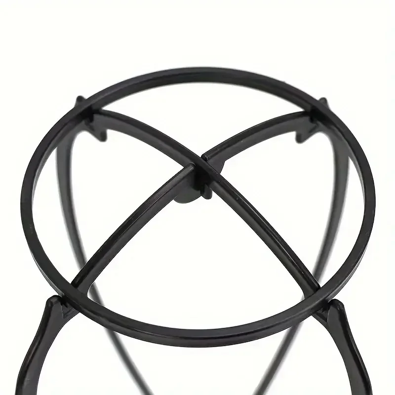 Folding Wig Stand Durable Easy Assembly Wig Cap Holder Portable Plastic Hair Hat Display Stand Ideal for Home Salon Travel Use