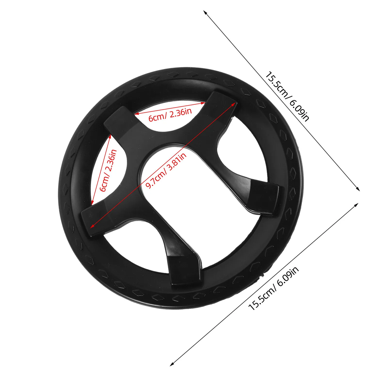 العالمي 5 حفرة سلسلة الحرس 36 الأسنان دراجة كرانسيت حامي سهلة التركيب يمنع الضرر الثابتة والعتاد الدراجات الجبلية #3