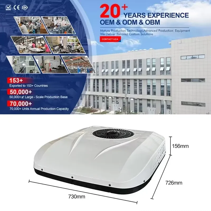 Digital Control Panel High Quality Wholesale 12V Parking Air Conditioner for Light Truck RV view 5