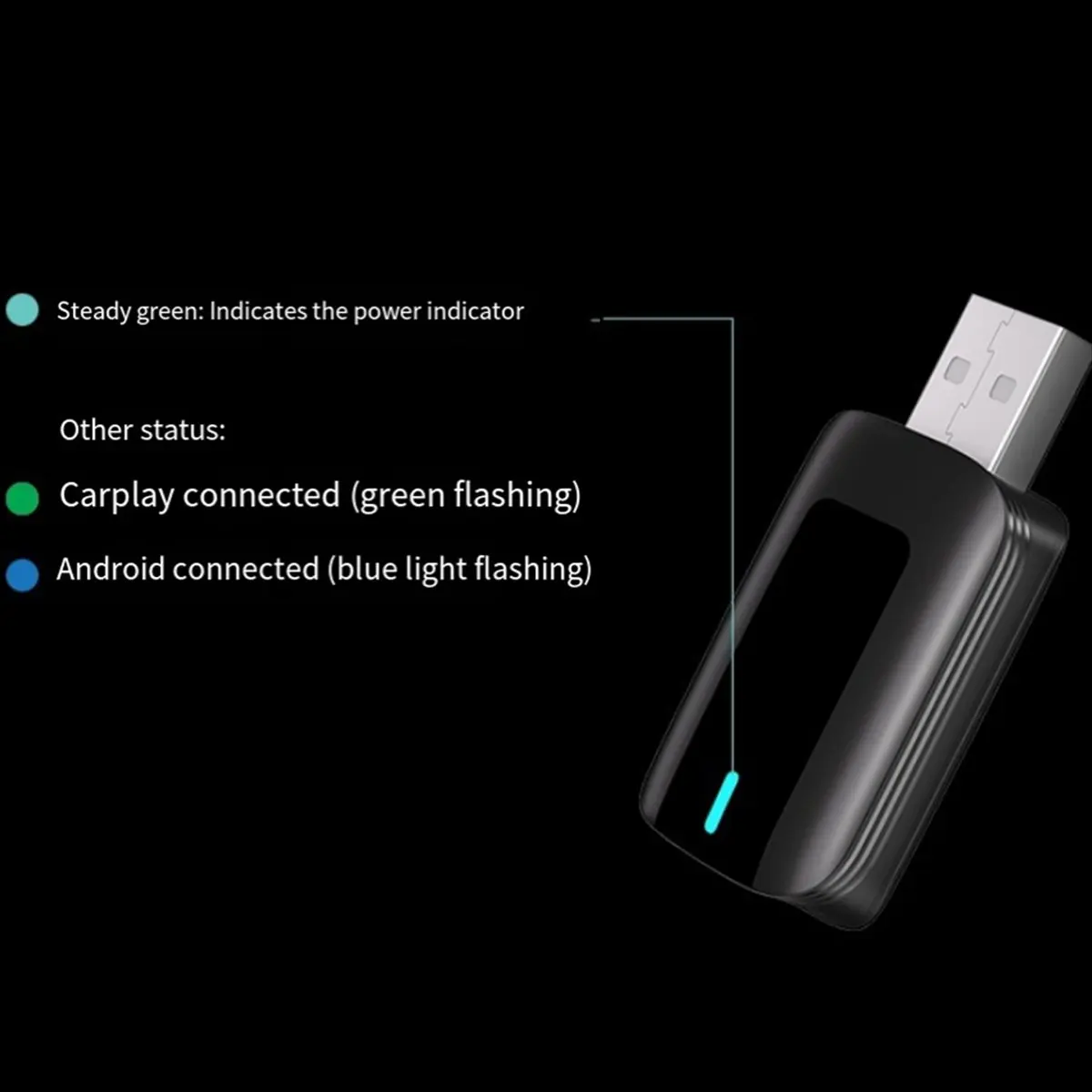 Super Sale Wireless Adapter CarPlay Android Auto 2in1 Smart Dongle Plug and Play Car Radio Wired to Wireless Adapter