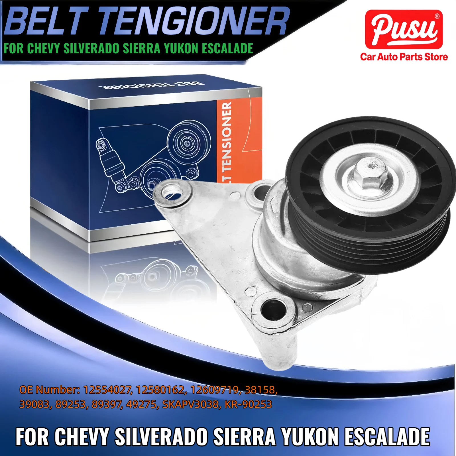 

Натяжитель ремня для Buick Rainier Cadillac Chevy Silverado GMC Savana 1500 Isuzu