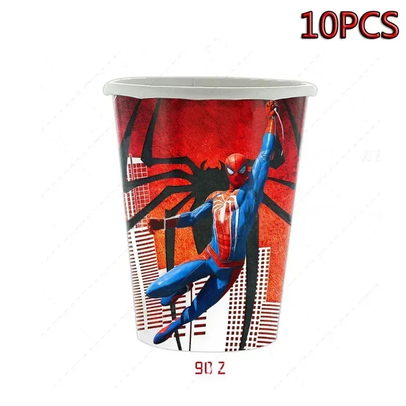 Marvel Kids Birthday party superhero Spider-Man themed disposable tableware decoration