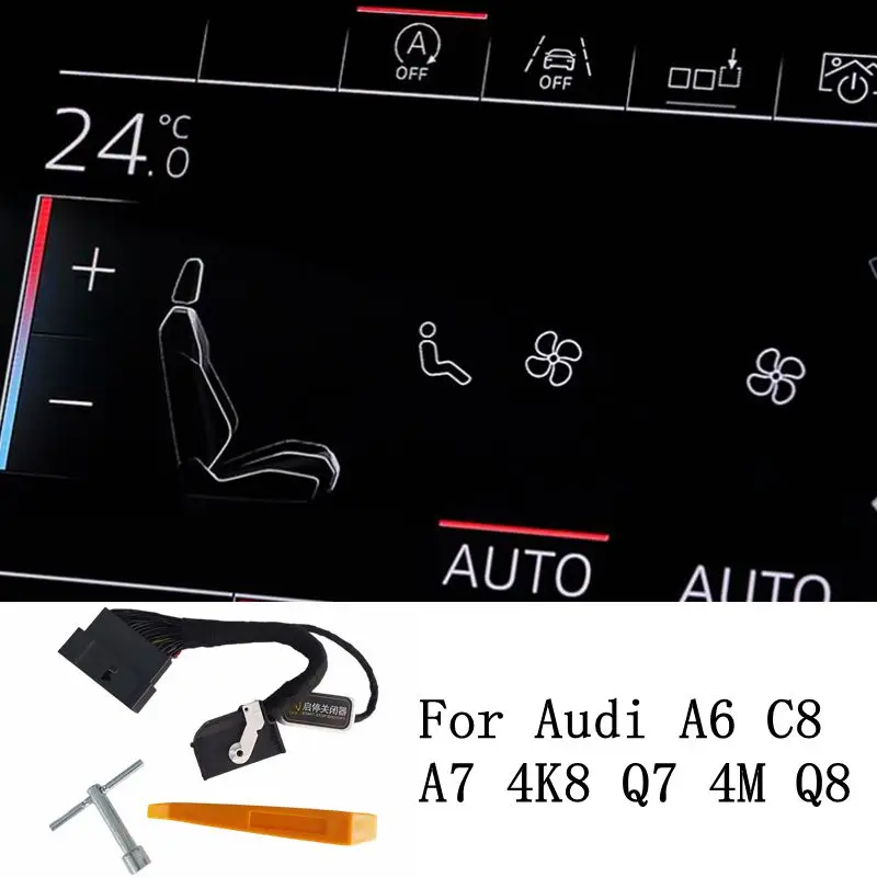 For Audi A6 C8 A7 4K8 Q7 4M Q8 Car Automatic Stop Start Engine System Eliminator Plug Auto Start Stop Delete Disable Canceller