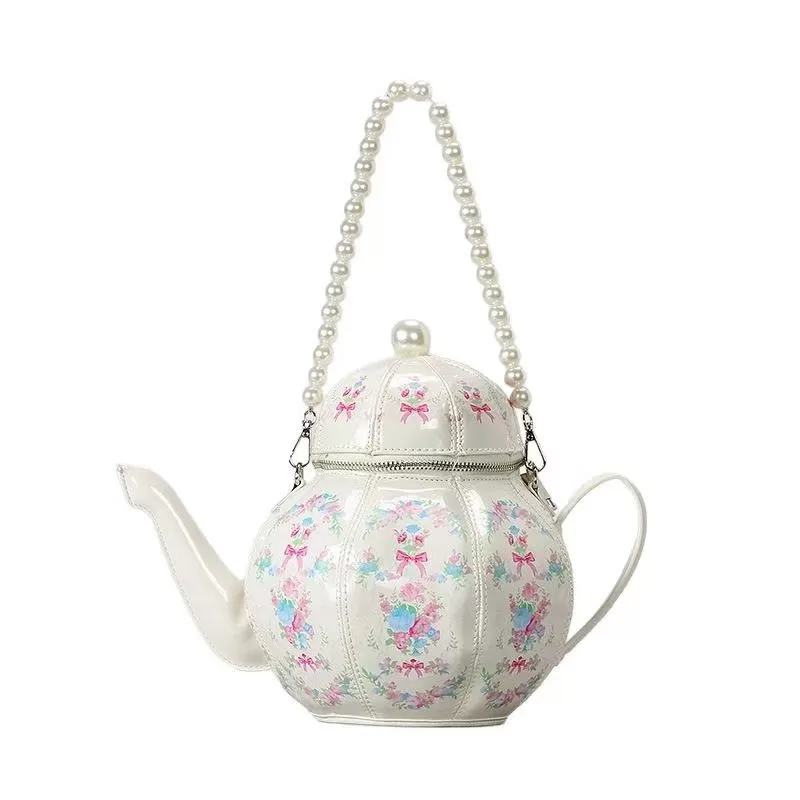 

Funny Messenger Bag Teapot Shaped Crossbody Handbag Cool Single Shoulder Bag Multipurpose Purse Bag for Women Girls