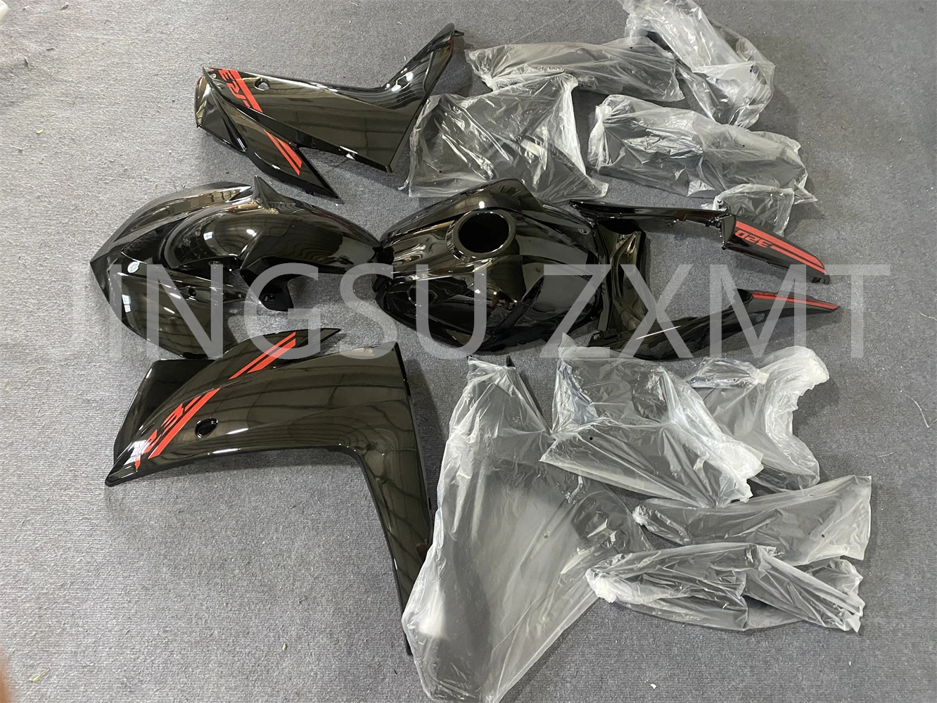 4Gifts New ABS Motorcycle Fairings Kit Fit For YAMAHA R3 R25 2015 2016 2017 2018 15 16 17 18 Bodywork Set Custom Black image 4