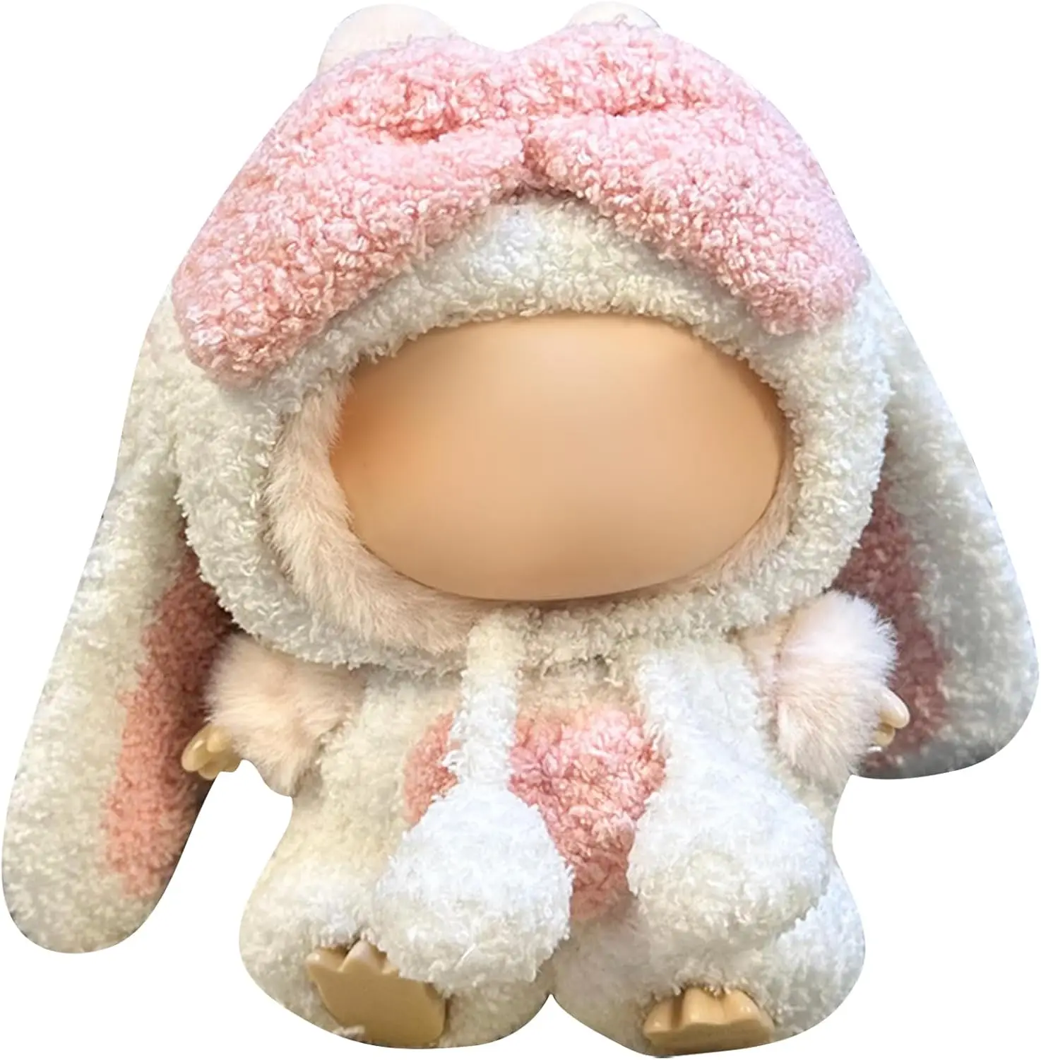 

Одежда для кукол La-bubu, подходит для плюша La-Bubu 17 см, аксессуары для кукол La-bubu, одежда La-bubu, 1 шапка + 1 комбинезон, детский