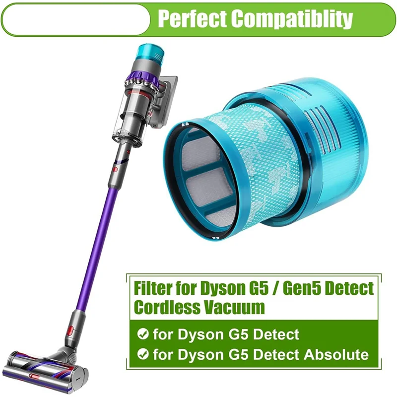 

A98I-HEPA Filter Replacement For Dyson G5 Detect Absolute / G5 Detect Vacuum Cleaner Parts