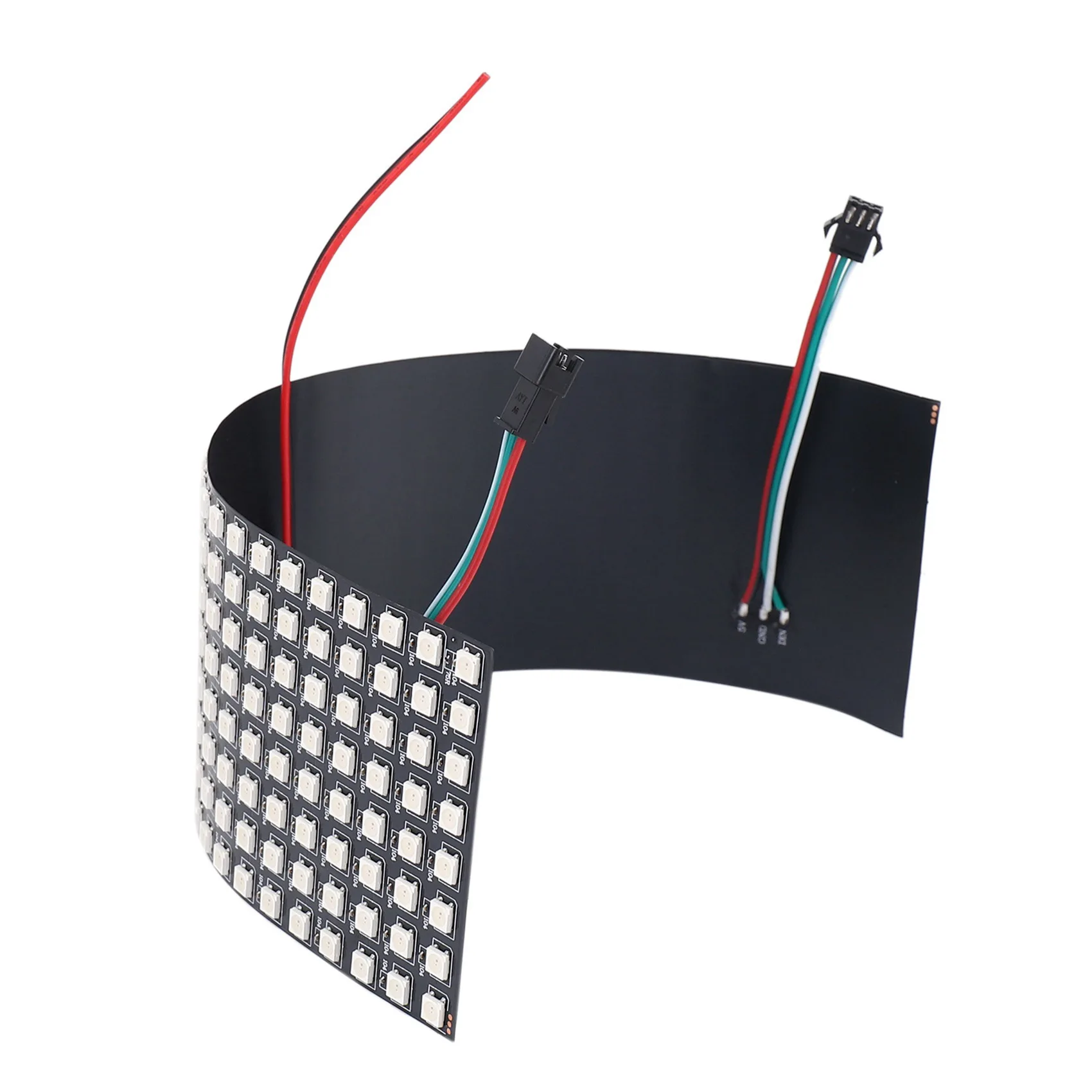 L72A-4X LED Matrix Panel, WS2812B RGB 832 Pixels Digital Flexible Dot Matrix Individually Addressable LED Display Screen