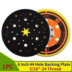 150mm/6 Inch Hook and Loop Backing Pad for 6 Inch Air Random Orbital Sander,5/16