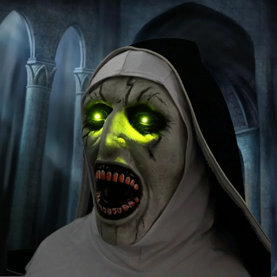 

Halloween The Nun The Conjuring 2 Cosplay Mask Costume Horror Films Cosplay Halloween Costume Halloween Costume Mask