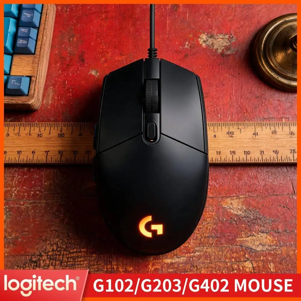 Logitech G102 Gaming Mouse,Minimal Operation Delay,Multi-Color RGB,Programmable Keys For PC And Notebook Gaming Setups