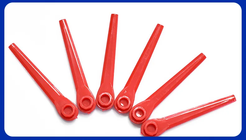 50 Stück Garten-Rasentrimmer-Ersatzklingen aus Kunststoff für Gardena Rasentrimmer EasyCut Li-18/23R 9823 9825 9820 9821 – Detail 8