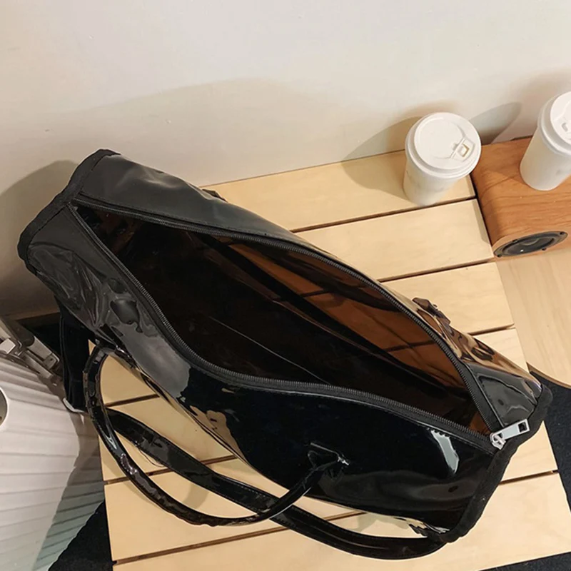 Bolsa transparencia PVC impermeable para gimnasio, Yoga y playa - imagen 2