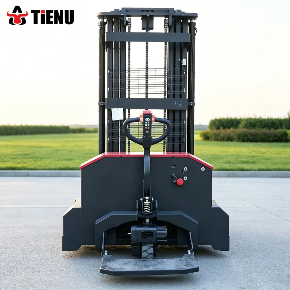 Customizable Best-Selling Portable Warehouse Stacker A Fully Electric Stacker with Effortless Ramp Climbing Capabilities