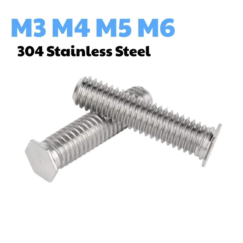 M3 M4 M5 M6 304 Stainless Steel Flush Head Studs Outer Hex Pressure Plate Rivet Screws Studs Pressure Rivet