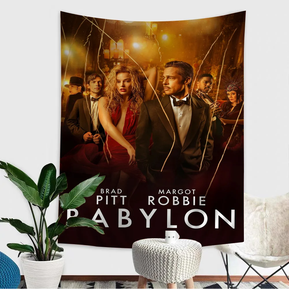 

Margot Robbie Babylon Chart Tapestry Home Decoration Hippie Bohemian Decoration Divination Wall Hanging Home Decor