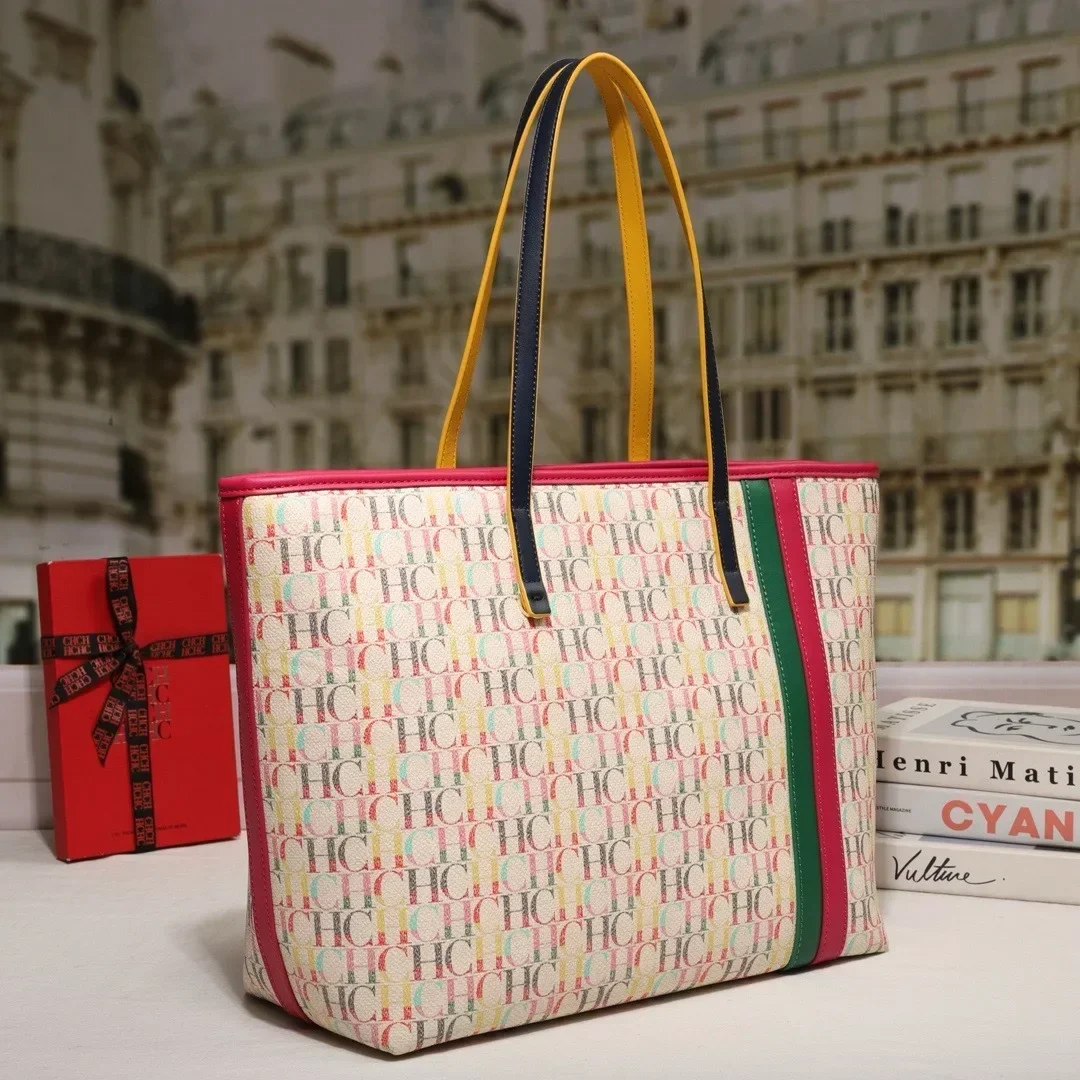 

Fashionable Designer Tote Bag For Women, Simple Solid Color Crossbody With Elegant Letter Logo And Commuter Function