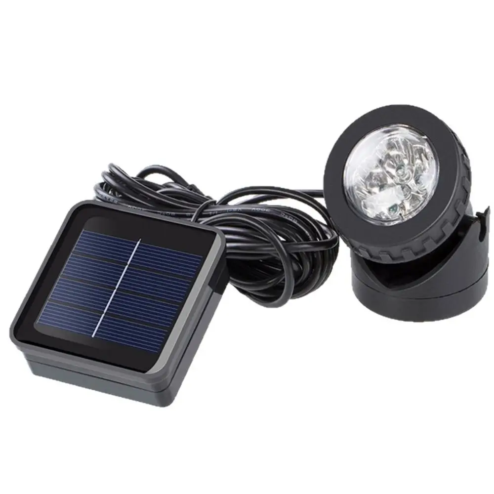 

Dual Waterproof Solar Pond Spotlights Auto On/Off LED 6 Solar Underwater Lights Submersible Multicolor Solar Lights Fish Tank