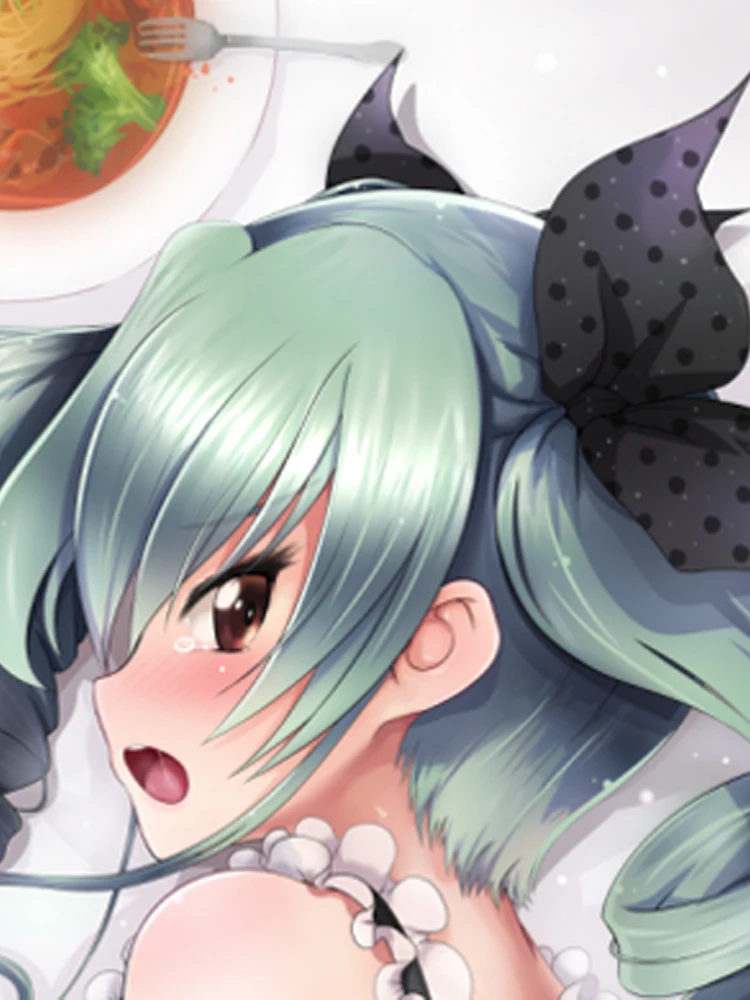 Dakimakura Anime Pillow Cover Anchovy Double Sided HD Print 2WAY Life Size Anime Body Pillowcase Gifts