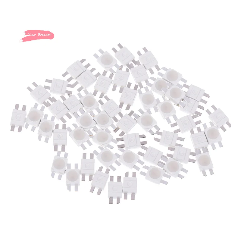 Y-50Pcs Built-in IC Programmable RGB Colorful LED Lamp Beads 6028/3528-WS2812B RGB (Similar To WS2812B) SMD Pixel LED Chip