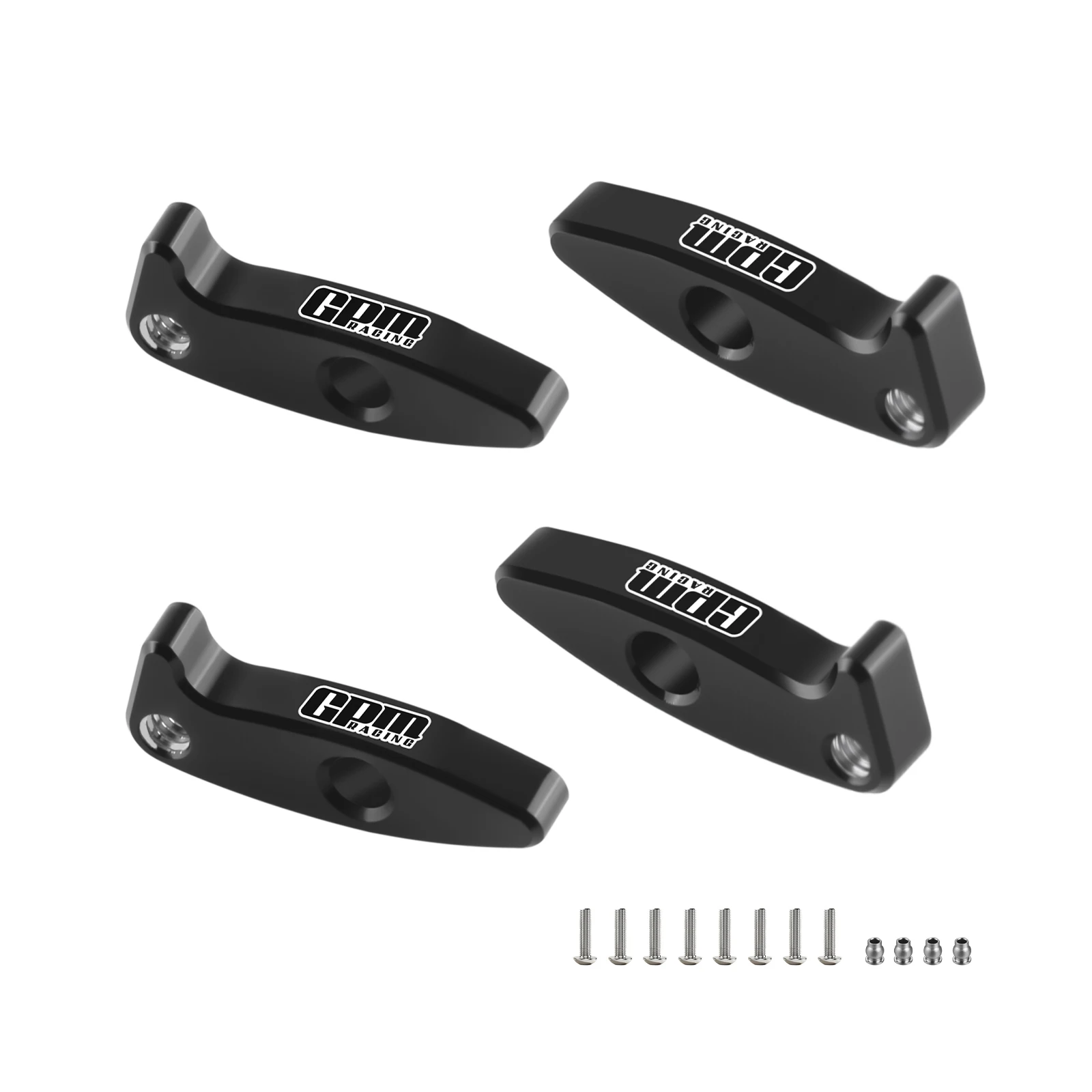 GPM High Articulation & Clearance Flex Blades Aluminum Alloy Droop Flex Mod Extension Kit for 1/30 RC Crawler Axial SCX30